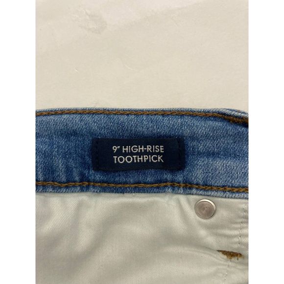 J Crew Jeans Womens 27 High Rise Toothpick 9'' Skinny Ankle Stretchy J9733 - Picture 14 of 15